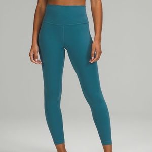 NWT lululemon align high rise pant leggings capture blue 25”